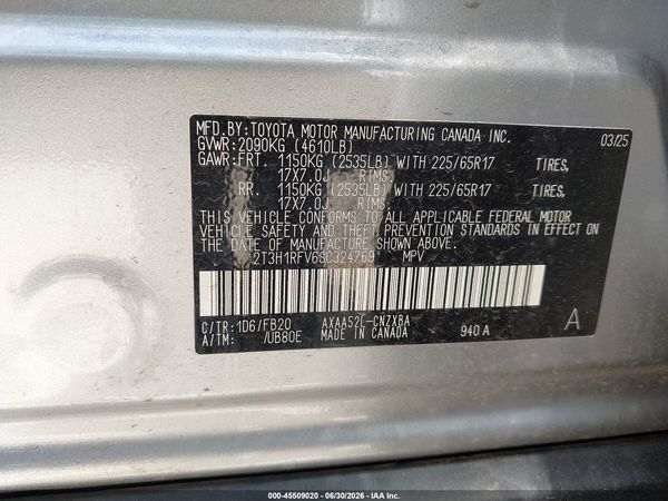 2025 TOYOTA RAV4 LE