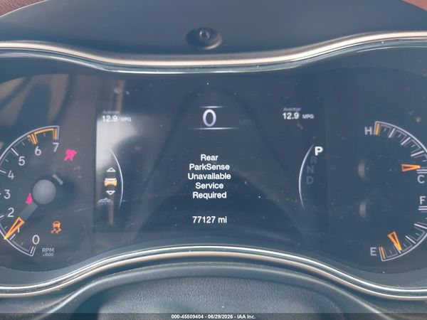 2016 JEEP GRAND CHEROKEE SUMMIT