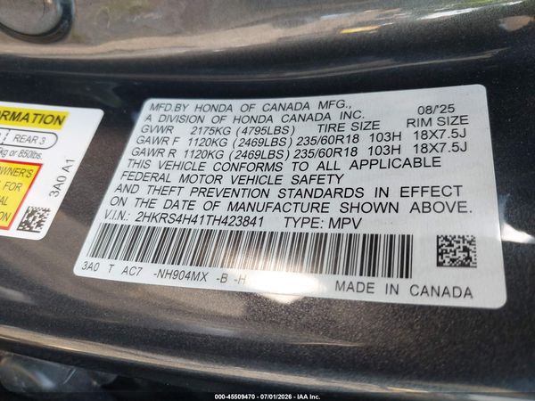 2026 HONDA CR-V EX AWD