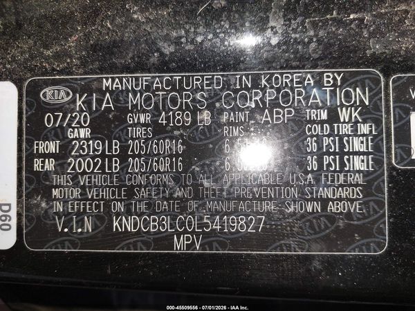 2020 KIA NIRO LXS — I9