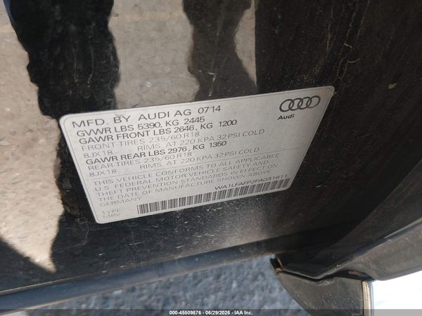 2015 AUDI Q5 2.0T PREMIUM