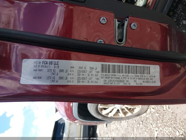 2019 JEEP CHEROKEE LATITUDE 4X4