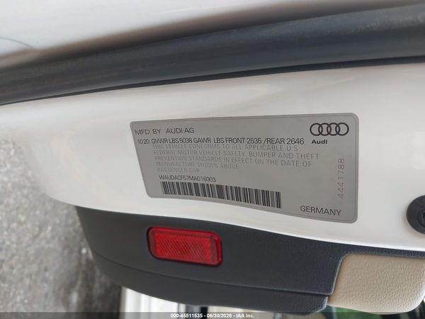 2021 AUDI A5 SPORTBACK