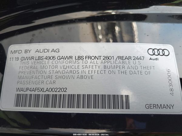 2020 AUDI S5
