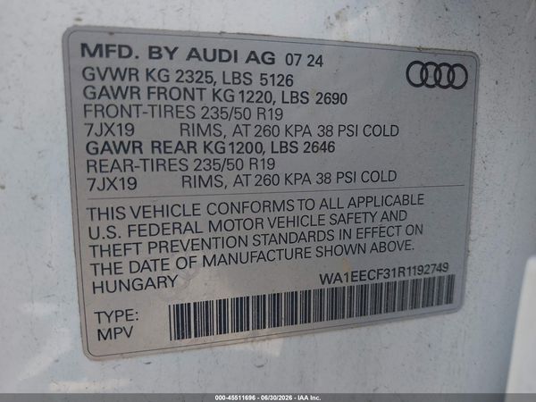 2024 AUDI Q3