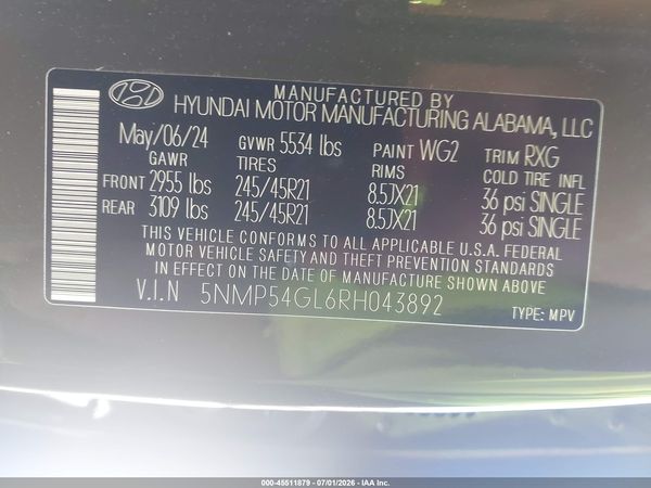 2024 HYUNDAI SANTA FE CALLIGRAPHY