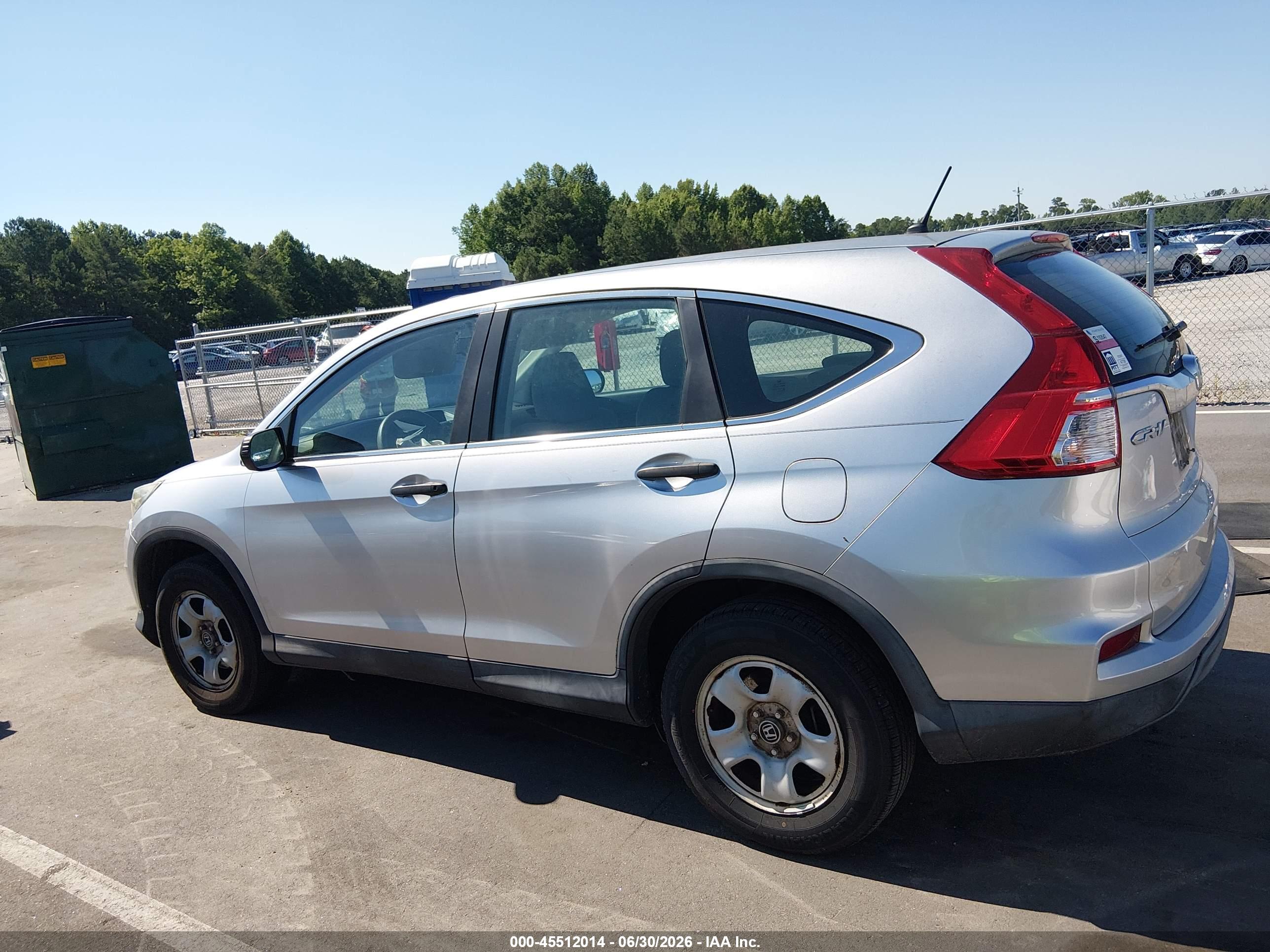 2015 HONDA CR-V LX