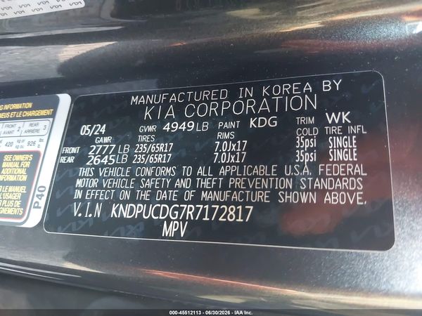 2024 KIA SPORTAGE HYBRID LX