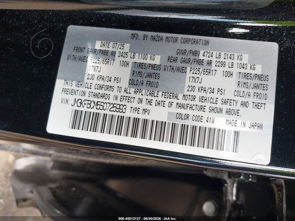 2025 MAZDA CX-5 2.5 S PREFERRED