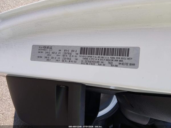 2017 RAM PROMASTER 1500 HIGH ROOF 136 WB