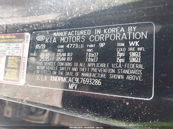 2020 KIA SPORTAGE LX
