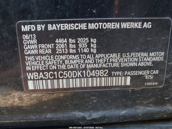 2013 BMW 328I