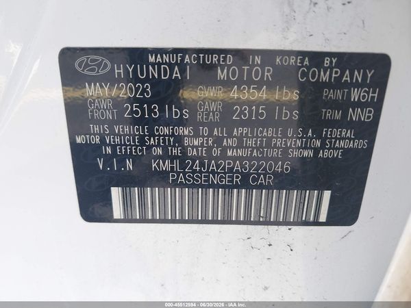 2023 HYUNDAI SONATA SE