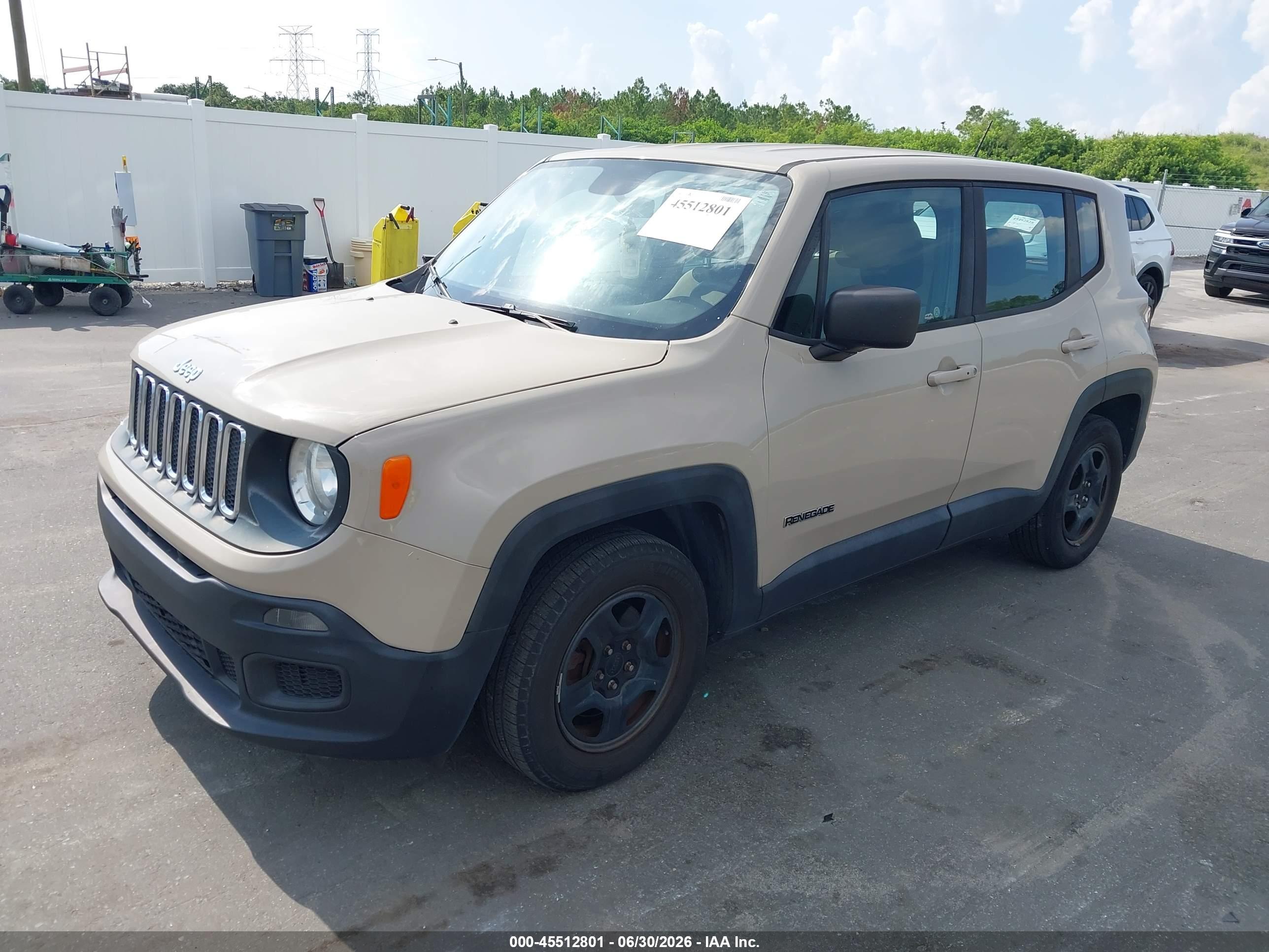 2016 JEEP RENEGADE SPORT