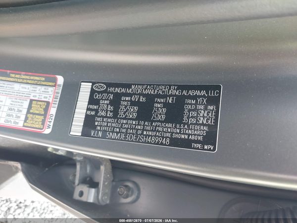 2025 HYUNDAI TUCSON LIMITED
