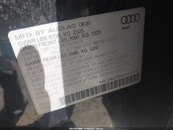 2021 AUDI Q3