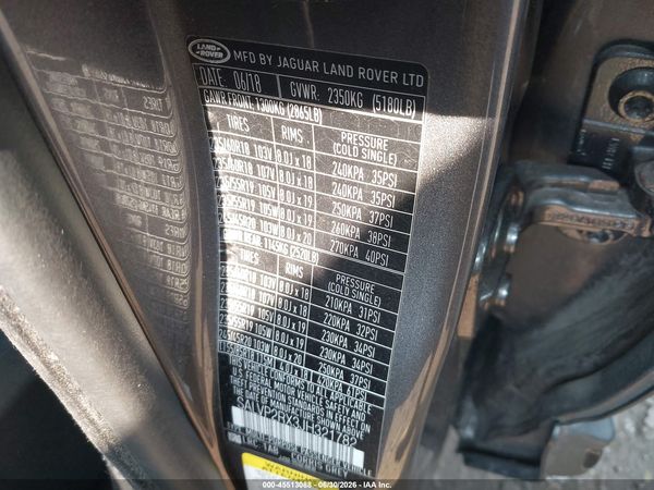 2018 LAND ROVER RANGE ROVER EVOQUE SE/SE PREMIUM