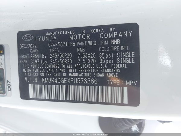2023 HYUNDAI PALISADE SEL