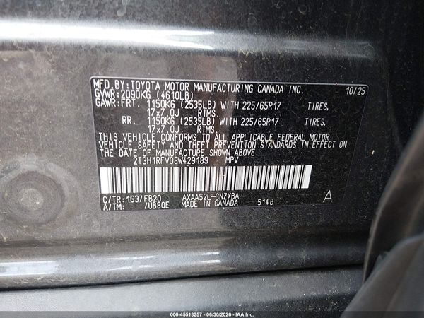 2025 TOYOTA RAV4 LE