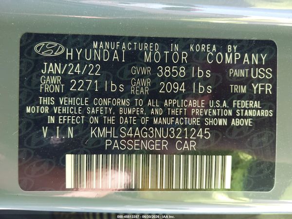 2022 HYUNDAI ELANTRA SEL