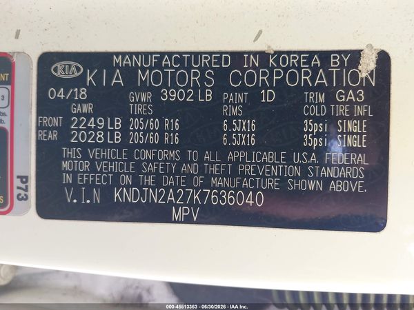 2019 KIA SOUL Base