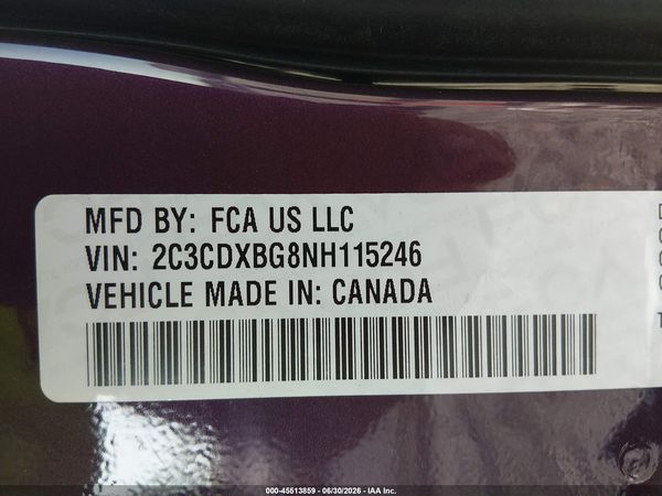 2022 DODGE CHARGER SXT RWD