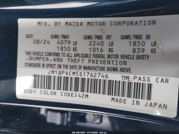 2025 MAZDA MAZDA3 2.5 S PREFERRED