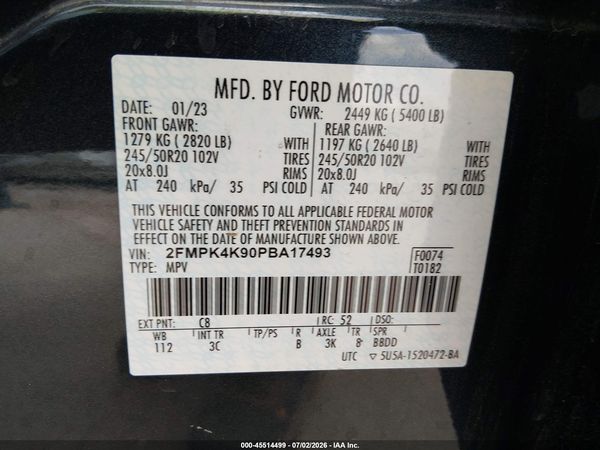 2023 FORD EDGE TITANIUM
