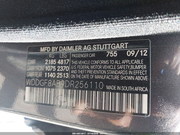 2013 MERCEDES-BENZ C 300 SPORT 4MATIC