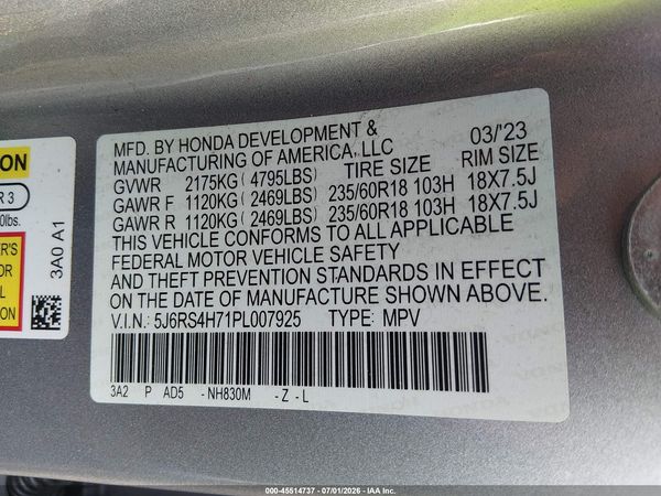 2023 HONDA CR-V EXL