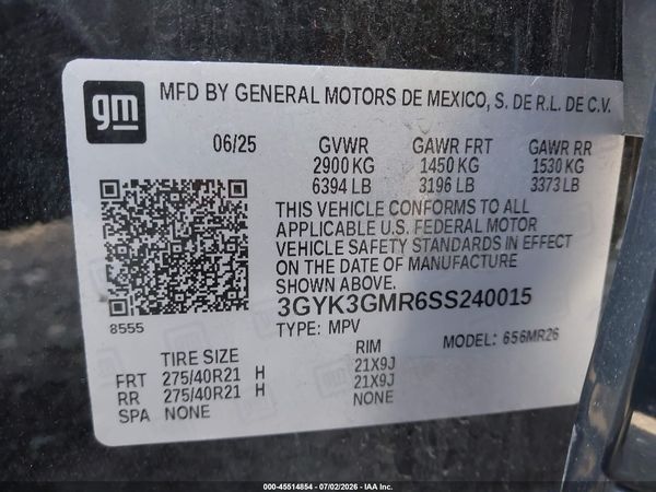 2025 CADILLAC OPTIQ SPORT 2 AWD