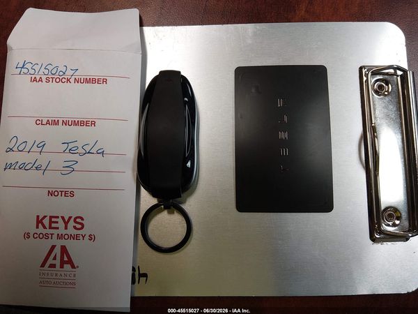 2019 TESLA MODEL 3 LONG RANGE/PERFORMANCE
