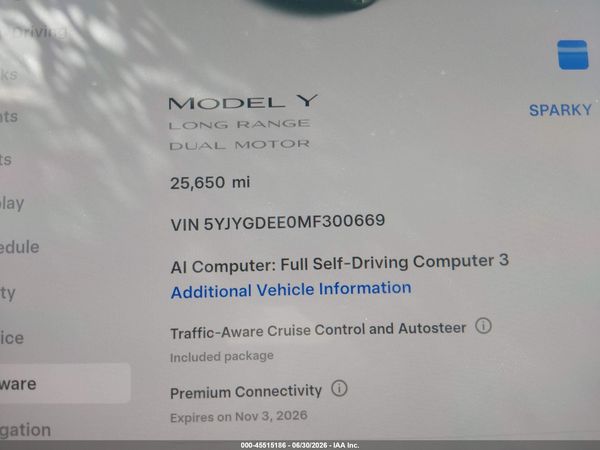 2021 TESLA MODEL Y
