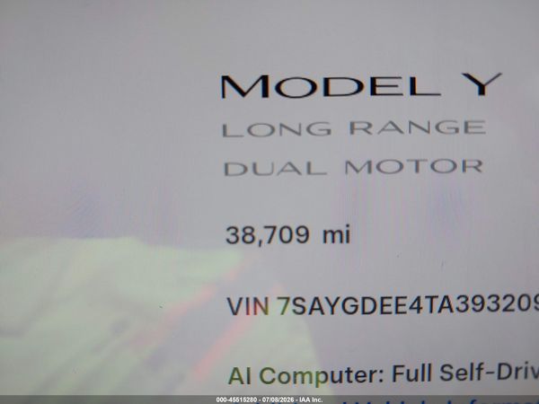 2026 TESLA MODEL Y