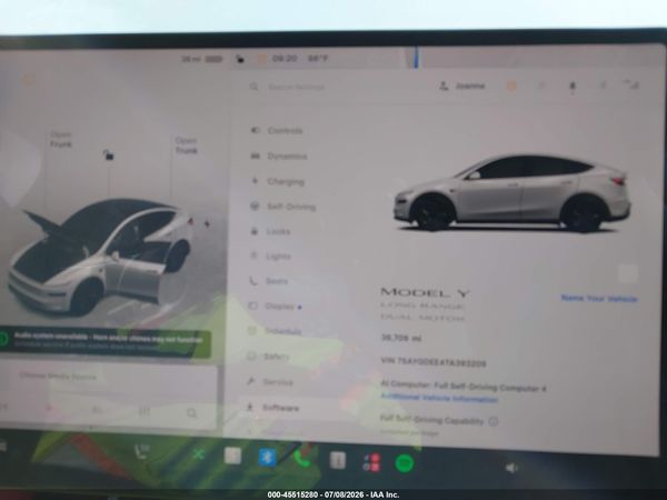 2026 TESLA MODEL Y