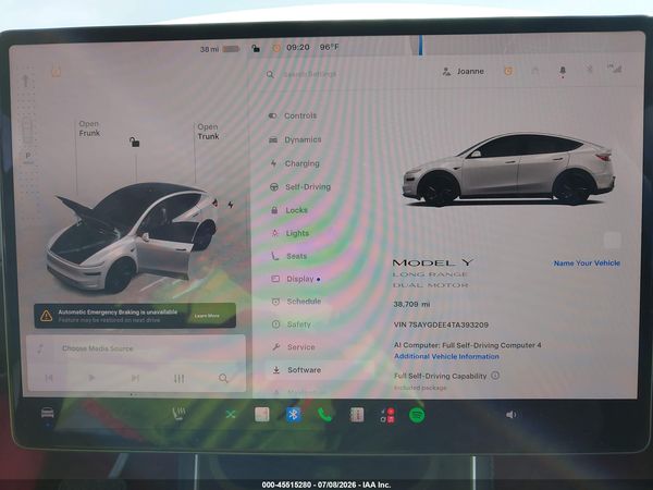 2026 TESLA MODEL Y