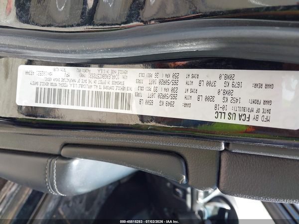 2019 JEEP GRAND CHEROKEE ALTITUDE 4X2