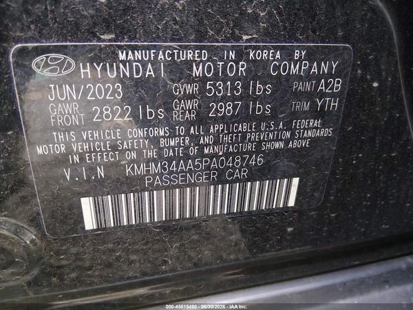 2023 HYUNDAI IONIQ 6 SEL