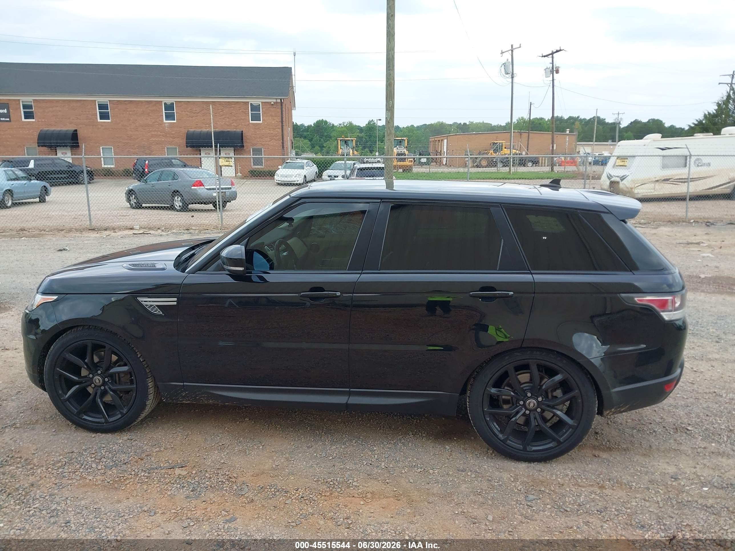2016 LAND ROVER RANGE ROVER SPORT 3.0L V6 SUPERCHARGED HSE