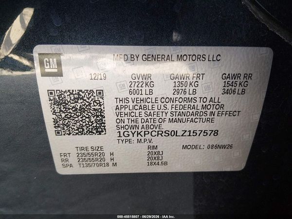 2020 CADILLAC XT6 FWD PREMIUM LUXURY
