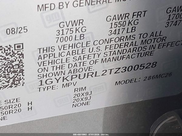 2026 CADILLAC LYRIQ SPORT AWD