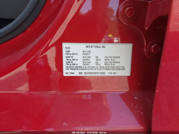 2023 TESLA MODEL Y