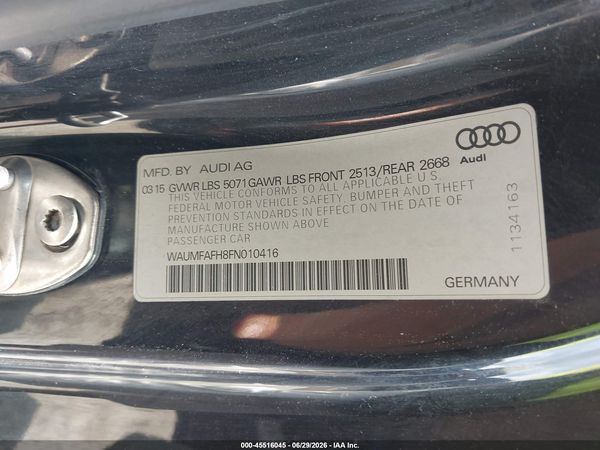 2015 AUDI A5 2.0T PREMIUM