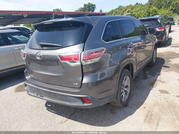 2016 TOYOTA HIGHLANDER LE PLUS V6