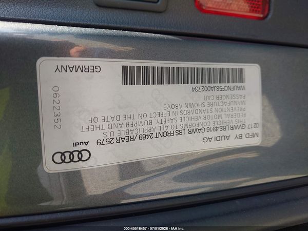 2018 AUDI A5 2.0T PREMIUM