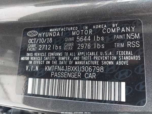 2019 GENESIS G80 3.3T SPORT