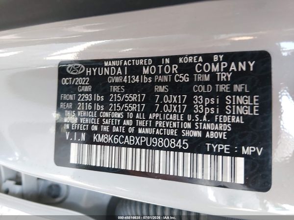 2023 HYUNDAI KONA SEL
