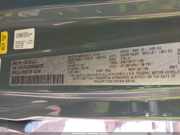 2025 JEEP WRANGLER 4-DOOR SUMMIT 4X4