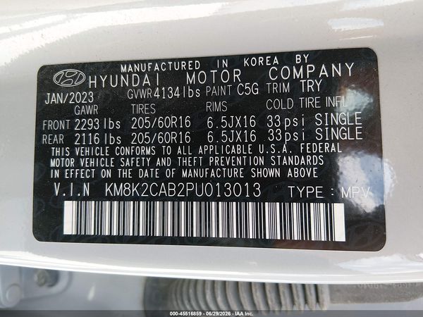 2023 HYUNDAI KONA SE