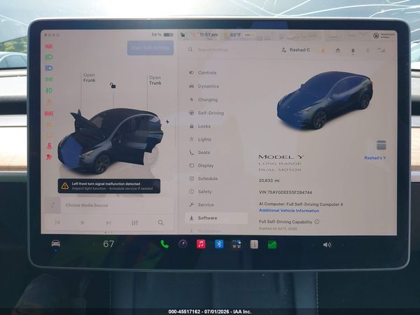 2025 TESLA MODEL Y